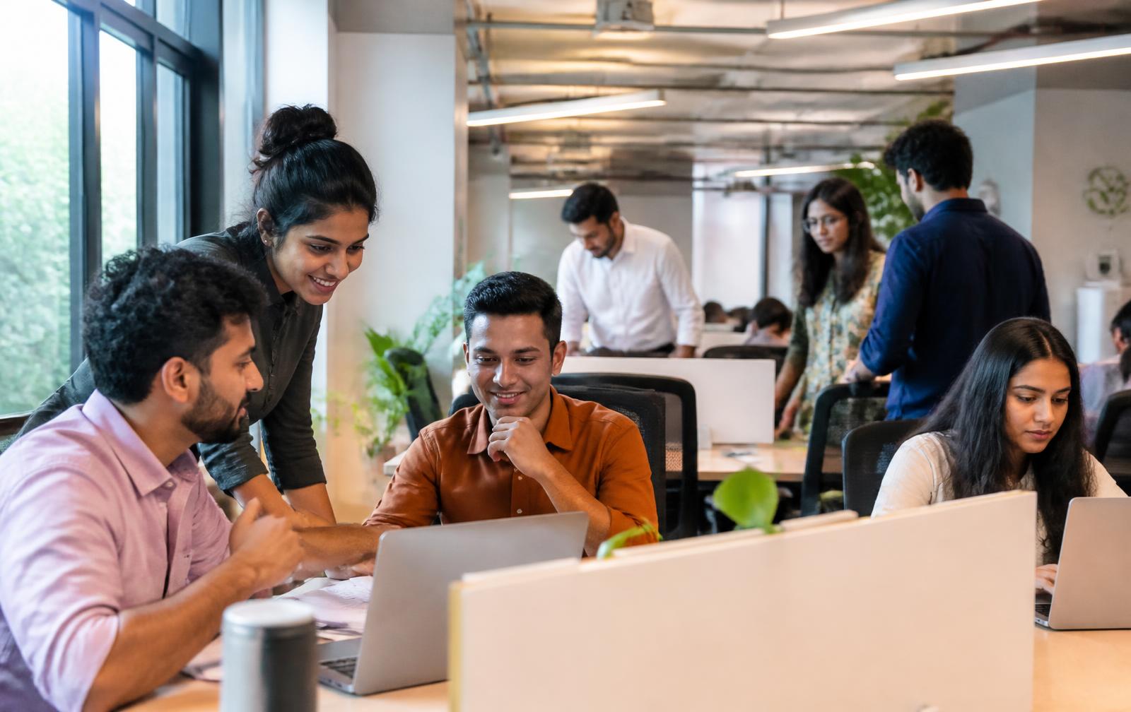 CredLyf team collaborating in the Mumbai office